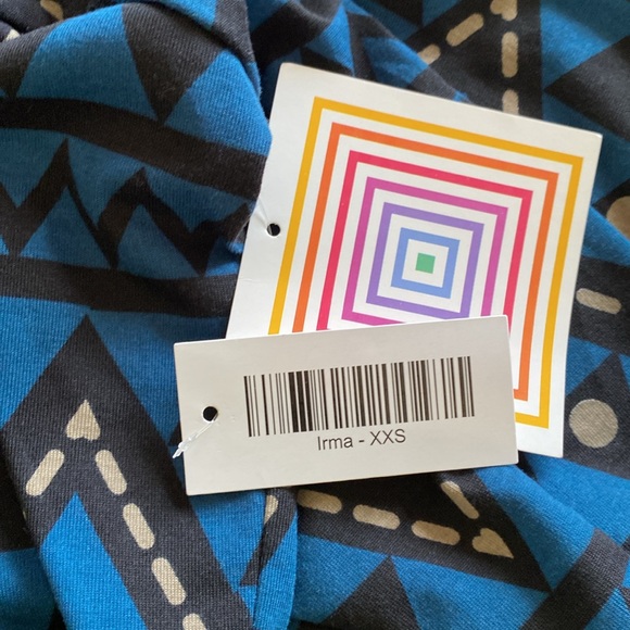 LuLaRoe “IRMA” HIGH-LOW TUNIC OVERSIZED TOP SIZE EXTRA EXTRA SMALL 🌟NWT🌟 - Picture 8 of 11